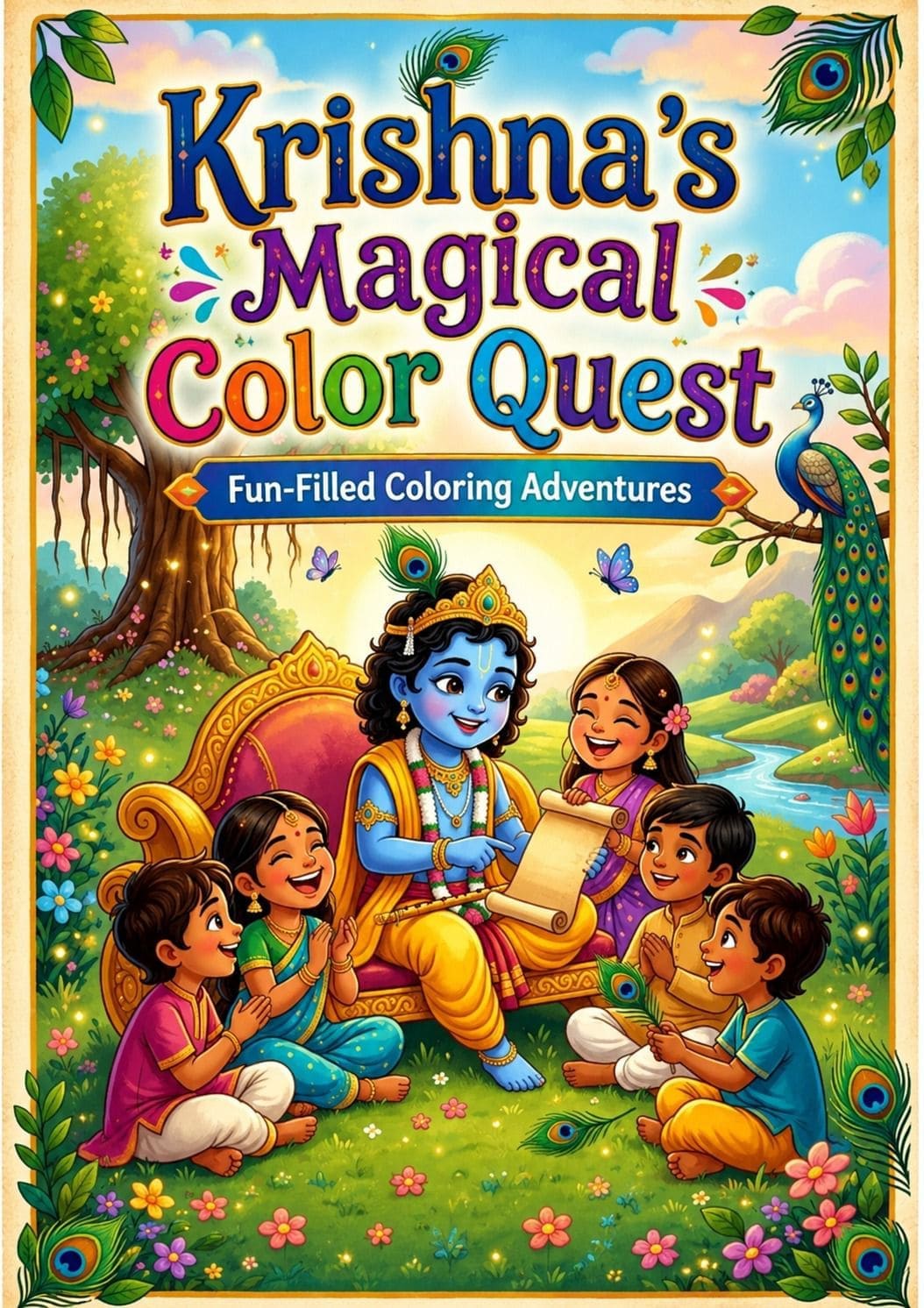 Krishna's Magical Color Quest